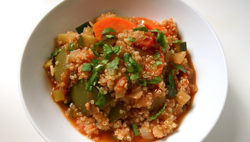 Quinoa cooked with cumin