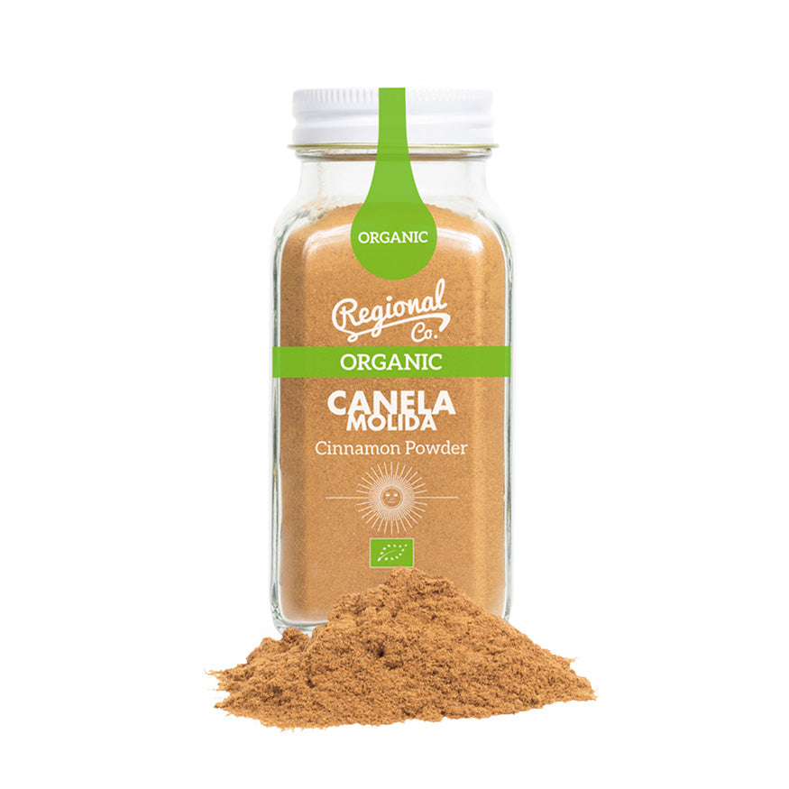Canela Orgánica Molida En Tarro De Cristal 70g