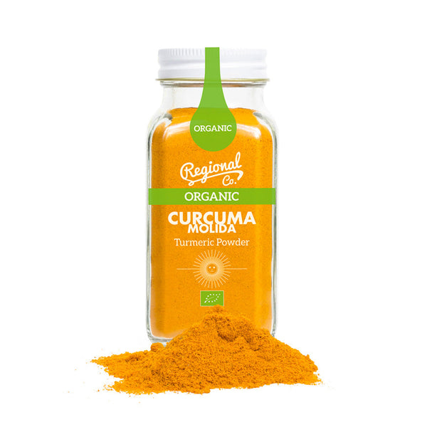Organic Ground Turmeric in Glass Jar 90g