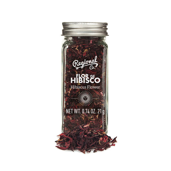 Hibiscus Flower in Glass Jar 21g
