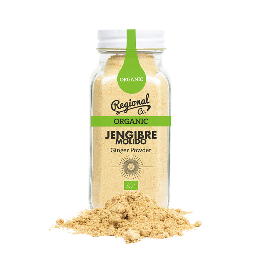 Organic Ground Ginger in Glass Jar 60g