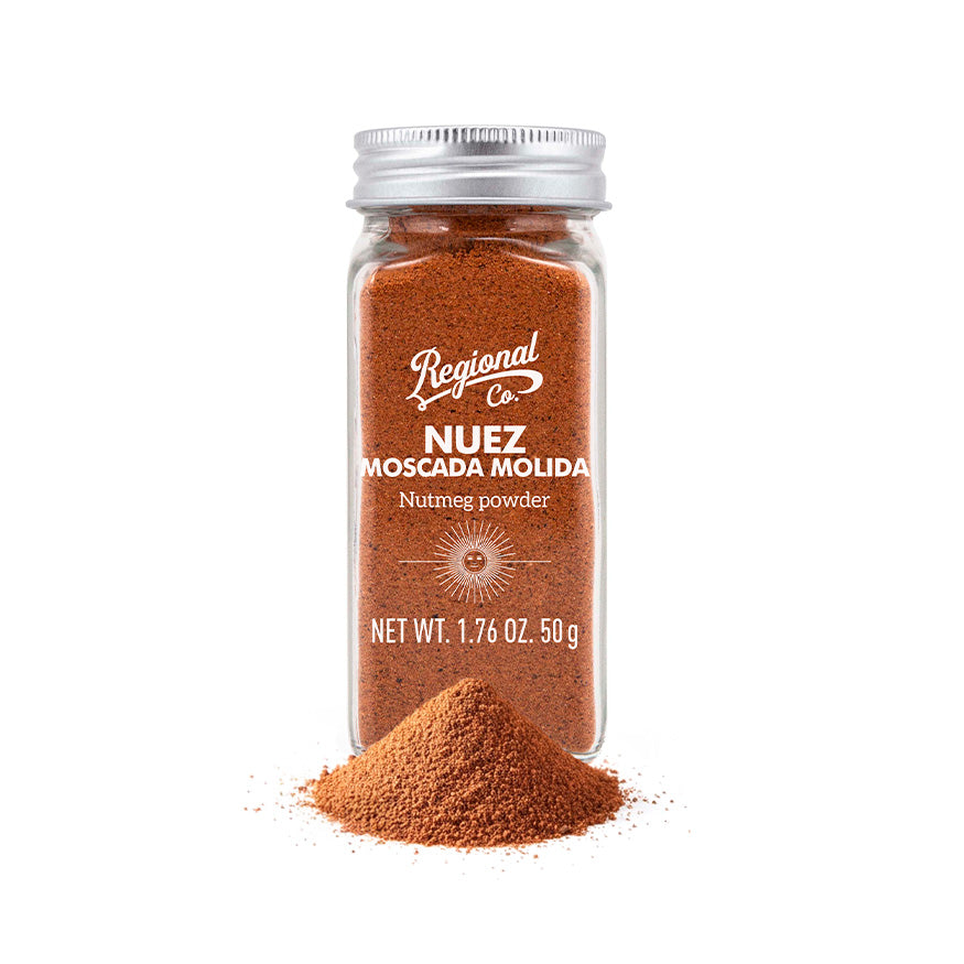 Nuez Moscada En Polvo En Tarro De Cristal 50g