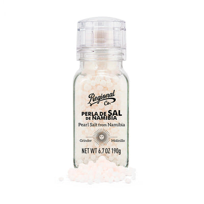 Namibian Salt Pearls in Grinder 190g