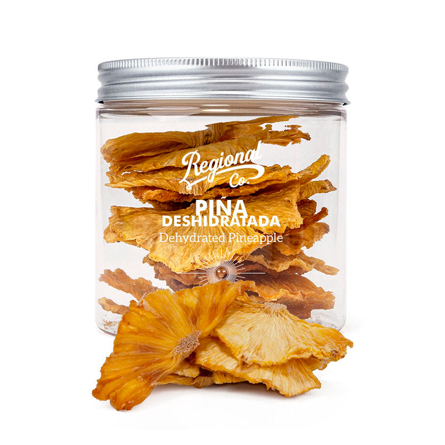 Dehydrated Pineapple in a 60g Pet Jar