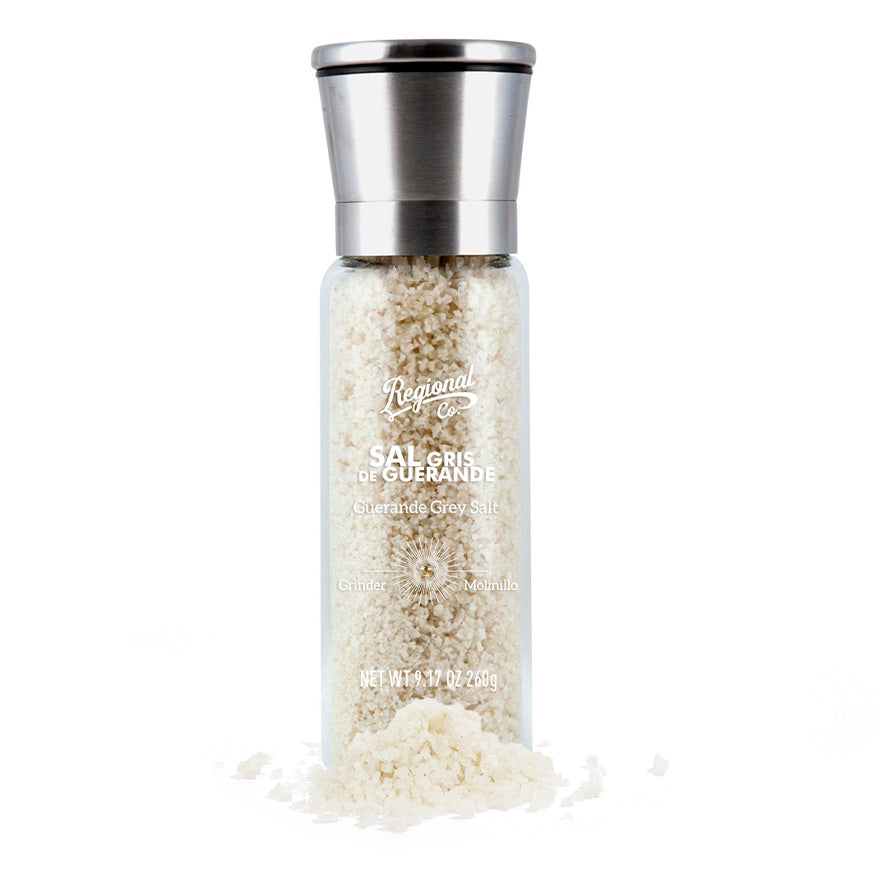 Guerande Grey Salt in Deluxe Grinder 260g