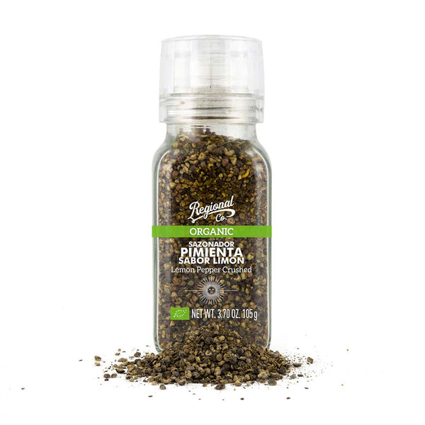 Lemon Flavored Pepper Seasoning Grinder 105g