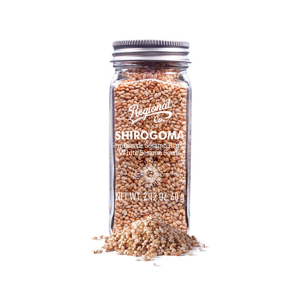 Shirogoma Sesame Seeds in Glass Jar 60g